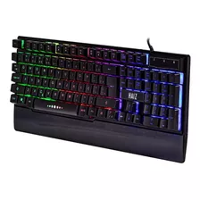 Teclado Gamer Led Rgb Tecla Ghost Luminoso Neon Usb Hz-100