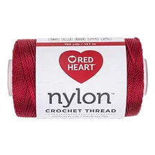 Hilo De Ganchillo De Nailon Corazón Rojo