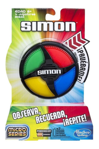 Juego De Mesa Simon Micro Series Hasbro B0640