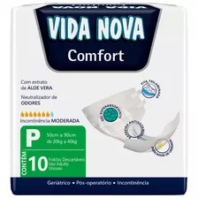 Fralda Geriátrica Vida Nova Confort - 6 Pacotes