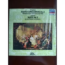 Lp Jean-pierre Rampal Pergolesi Flute Concertos Bach Suite 2