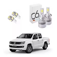 Kit Lamparas Cree Led Cob H7 + Posicion Amarok 10/15