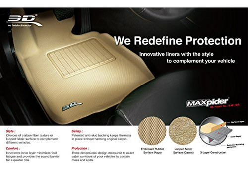 Cobertor 3d Maxpider Para Cadillac Cts - 2 Fila Foto 5