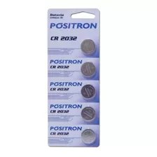 Kit Bateria Cr2032 Positron 5 Unidades Universal Original