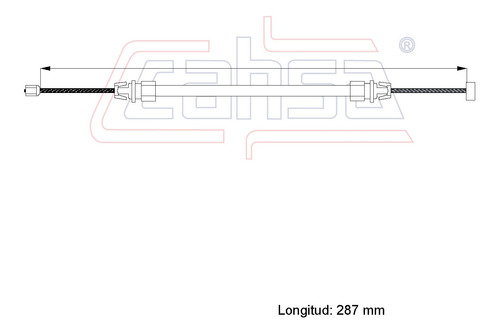 Chicote Cable Liberador De Freno Ford F150 5.4l 2008 Foto 2