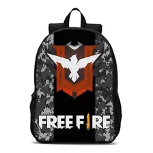 Mochila Escolar Masculino Feminino Free Fire Volta Às Aulas