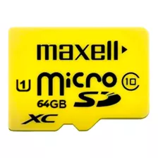 Memoria Micro Sdxc 64gb Maxell Clase 10