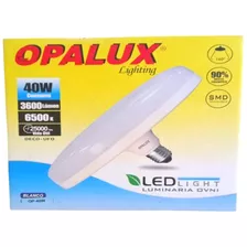 Foco Ufo Led Tipo Ovni 40w Luz Blanca Fría Opalux Op-40w