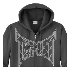 Campera/canguro Tapout Caged Zipup Gris-talle L