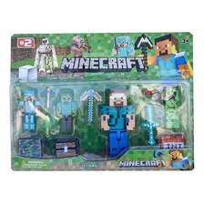 Minecraft Kit 12 Piezas Steve