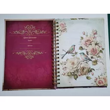 Scrapbook Agenda Diseño Retro Elegante Bullet Journal