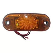 Lanterna Delimitadora Laranja Led 12v 24v Caminhão Baú