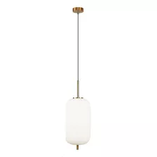 Pendente Tres Dourado E Branco (d)22cm (a)59.5cm 1xe27 40w 110v/220v