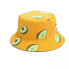 Gorro Pescador Con Estampado De Palta Bucket Hat