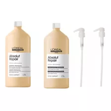 Kit Loreal Absolut Gold Quinoa Shampoo + Condicionador 1,5 L