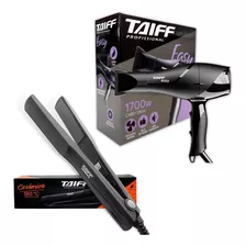 Secador De Cabelo Taiff 1700w + Prancha Taiff Ceramic Bivolt