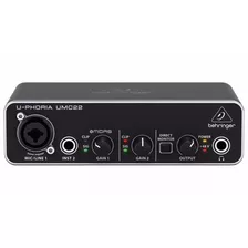 Placa De Audio Behringer U-phoria Umc22