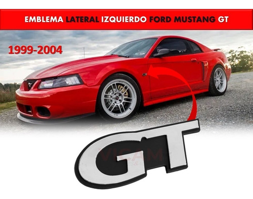 Kit De Emblemas Ford Mustang Gt 1999-2004 Foto 3