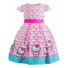 Vestido Infantil Da Hello Kitty