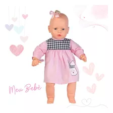 Boneca Meu Bebê Vestido Rosa 60 Cm - Estrela 1001003000057
