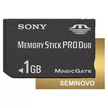 Cartão De Memória Memory Stick Pro Duo 1gb // Sony Dsc-w50