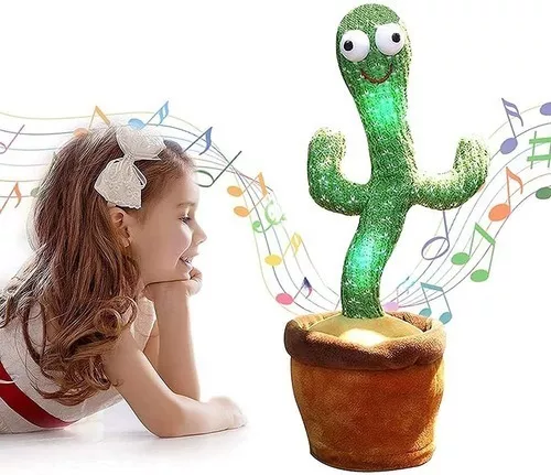 Cactus Bailarín Musical Repite Palabras Juguete