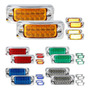 Plafon Lateral 21 Led Rectangular Estrobo Camion 12-24v F1