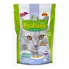 Areia Gatos Higiênica Silica Profeline Micro Cristais 1,4kg