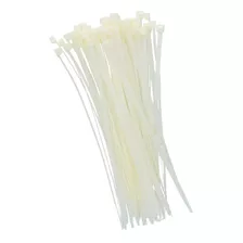 Amarre/abrazadera Plástico Blanco De Nylon 3,6x150mmx100und