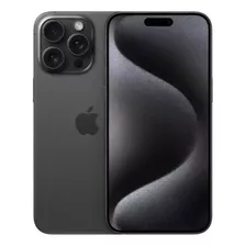 iPhone 15 Pro Max 256gb Titanium Black 5g Tela 6,7 E-sim
