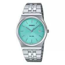 Reloj Casio Mtp-b145d-2a1v Acero, Vintage, Verde Agua