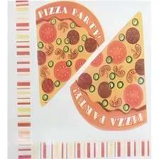 Paquete De 20 Servilletas De Pizza Party