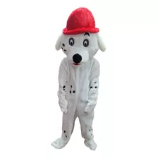 Fantasia Mascote Cachorro Patrulha Bombeiro Canina Pet