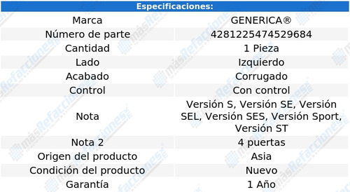 Espejo Ford Focus 2008 2009 2010 2011 C/cont Mod Amer Izq Foto 2