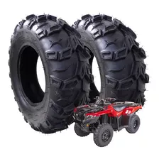 Par Pneus Dianteiro Moto Quadriciclo Honda Fourtrax 24x8-12