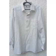 Camisa Blanca Rayada Caballero Zorro Talle 74/110.