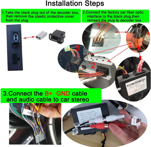 Decodificador Fibra ptica Para Mercedes-benz Clase E/slk/sl Foto 4