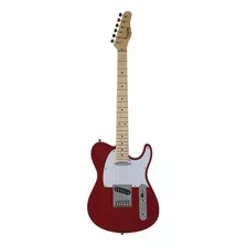 Guitarra Elétrica Tagima Classic Series T-550 De Amieiro 2022 Candy Apple Com Diapasão De Bordo