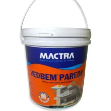 Tinta Impermeabilizante Vedbem Parede 3,6kg Branca Mactra