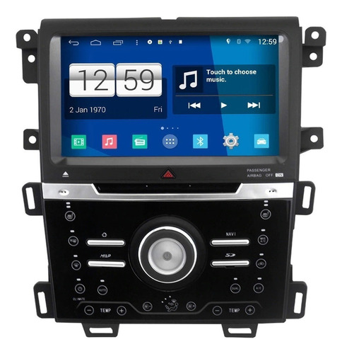 Android Dvd Gps Ford Edge 2011-2014 Wifi Bluetooth Usb Radio Foto 3