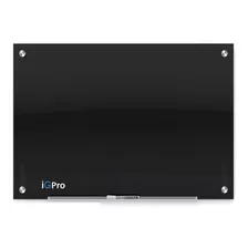 Pizarra Glass Pro Vidrio Templado Negro De 100x150cm 4mm