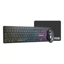 Kit Gamer Rgb Com Mouse Teclado E Mouse Pad Anti Ghosting Cor Do Teclado Preto Cor Do Mouse Preto