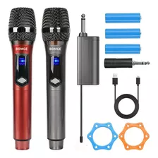 2 Micrófono Inalámbrico Profesional De Karaoke Con Receptor