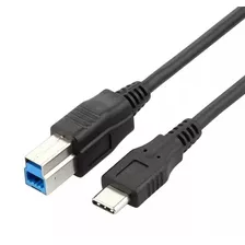 Cabo Impressora 2m Usb 3.0 Tipo C X Bm Usb-c Type-c Oletech