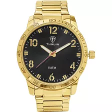 Relogio Masculino Tuguir Analogico Tg30258 Dourado E Preto