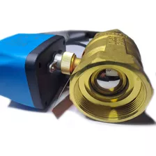 Llave Electroválvula 1 Pulgada Motorizada 110v Agua Gas Aire