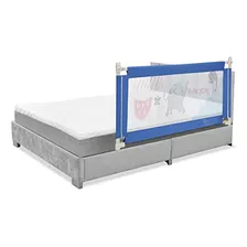 Protector De Cama Extra Largo Para Niños, 57 Pulgadas, Azul