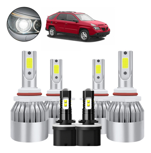 Kit De Faros Led 8000lm 70w Luz Alta/baja Para Pontiac