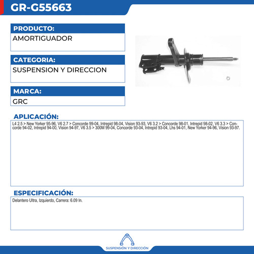 Amortiguador Dodge Intrepid 1993-2004 Foto 2