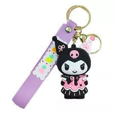 Llavero Colgante Kuromi Hello Kitty Accesorio Kawaii Calidad